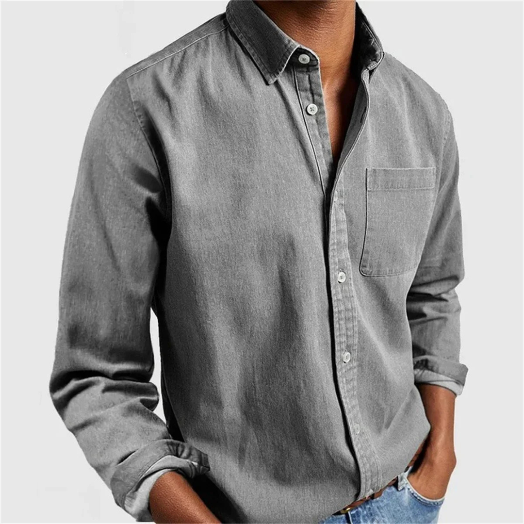 Covara™ | Classic Men's Button-Up Shirt