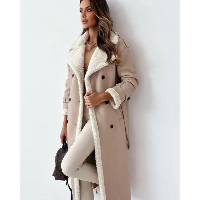 Covara™ | Chic Faux Leather Coat