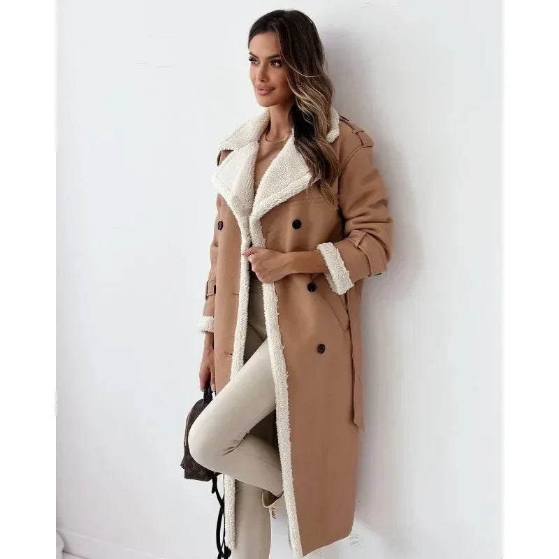 Covara™ | Chic Faux Leather Coat