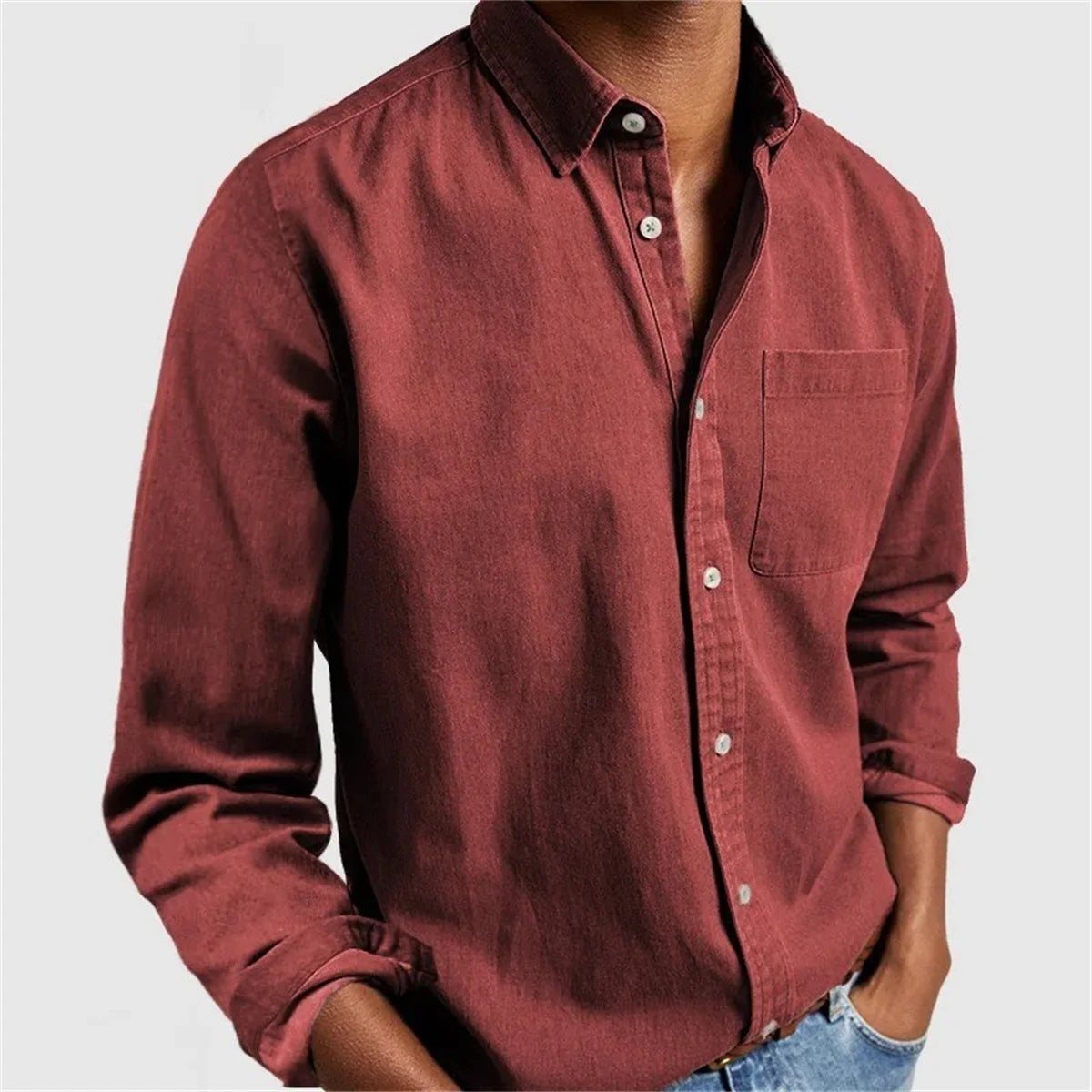 Covara™ | Classic Men's Button-Up Shirt