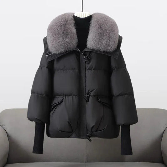 Covara™ | Luxury Fur Collar Puffer Jacket