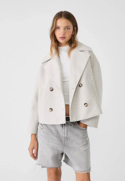 Covara™ | Double-Breasted Cropped Jacket